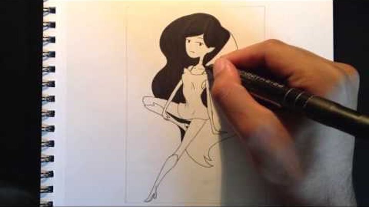 Time-lapse Drawing - Marceline the Vampire Queen