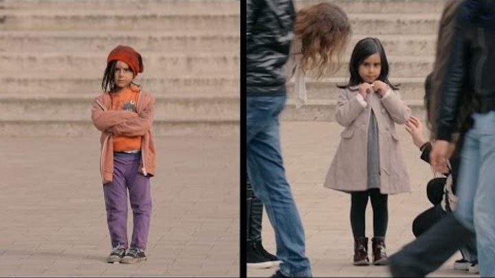 Как относятся к бездомным и благополучным детям на улице Как относятся к бездомным и благополучным детям на улице