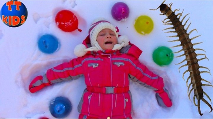 Замораживаем Шарики ОРБИЗ и НАСЕКОМЫХ в шариках с водой Видео для детей ORBEEZ for kids