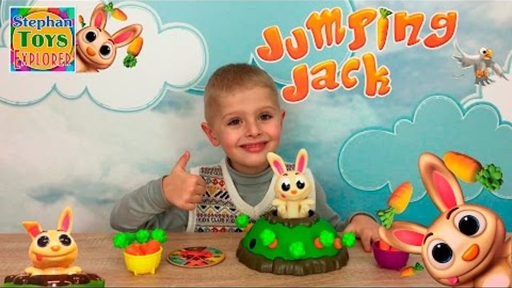 ВЕСЕЛАЯ ИГРА: "Прыгающий Кролик Джек". Челлендж Для Детей! / Jumping Jack Game Unboxing and Playing ВЕСЕЛАЯ ИГРА: "Прыгающий Кролик Джек". Челлендж Для Детей! / Jumping Jack Game Unboxing and Playing