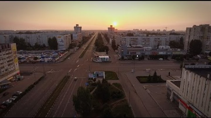 4K Ultra HD Ульяновск. Новый город. Восход солнца.