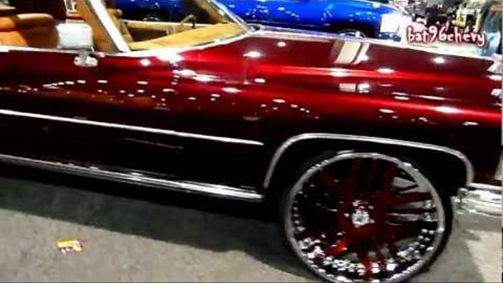 Candy Brandywine Cadillac Coupe De Ville on 26" Asantis: V103 Car Show 2011 - HD