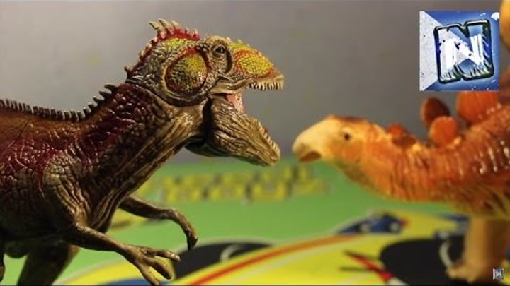 Игрушечные динозавры. Tyrannosaurus vs. Stegosaurus. Тиранозавр против Стегозавра смотреть онлайн Игрушечные динозавры. Tyrannosaurus vs. Stegosaurus. Тиранозавр против Стегозавра