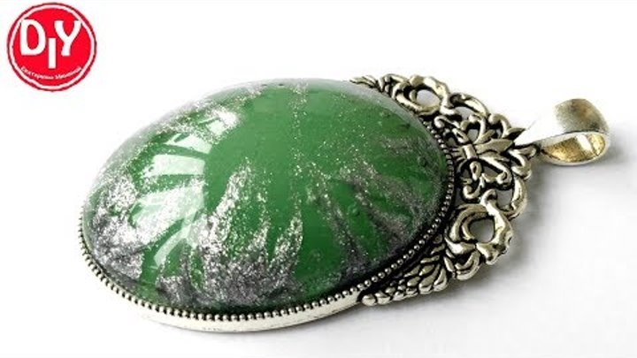 Кулон из эпоксидной смолы с люминоформ/jewelry made of epoxy resin Кулон из эпоксидной смолы с люминоформ/jewelry made of epoxy resin