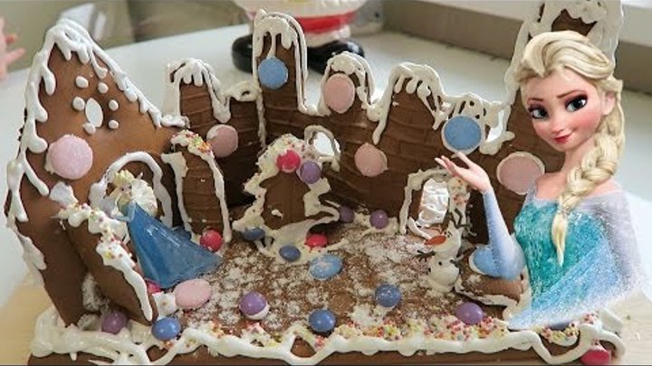 Готовим Новогодний Пряничный Домик Холодное Сердце/ GINGERBREAD HOUSE смотреть онлайн Готовим Новогодний Пряничный Домик Холодное Сердце/ GINGERBREAD HOUSE