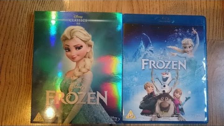Frozen Blu-Ray Unboxing (4K)