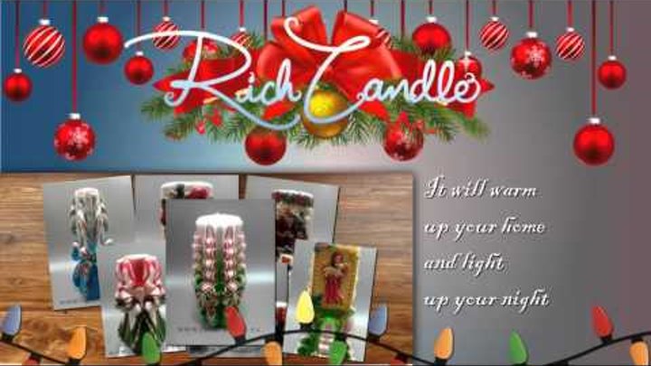 reklama RICH CANDLE . Happy Christmas