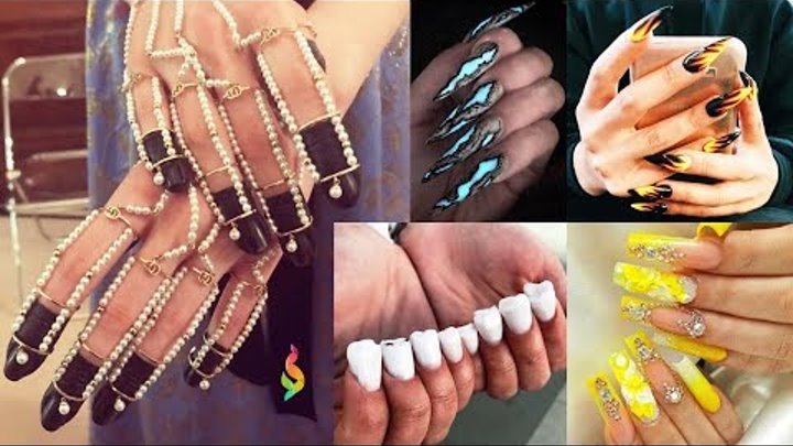 Модный маникюр‭ ‬2018‭ ‬фото Тенденции маникюра Креативный дизайн ногтей NAIL ART (РЕАЛЬНЫЙ ШОК)