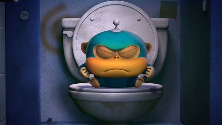 Обезьянки из космоса (Alien Monkeys) - Ванная комната (5 серия)