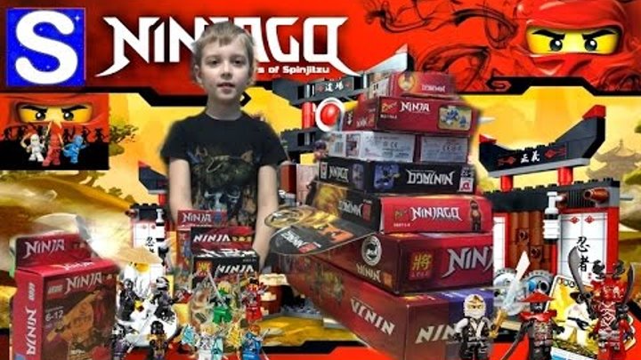 Sanya Все Серии Лего Ниндзяго + Мультики видео обзор на русском языке LEGO Ninjago COMPLETE Ninj