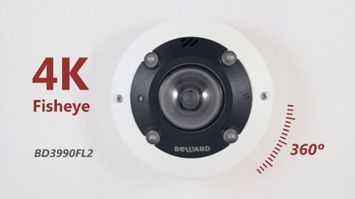 Обзор 4K Fisheye IP-камеры BEWARD BD3990FL2, 12Мп, обзор 360 градусов, Sony Exmor R