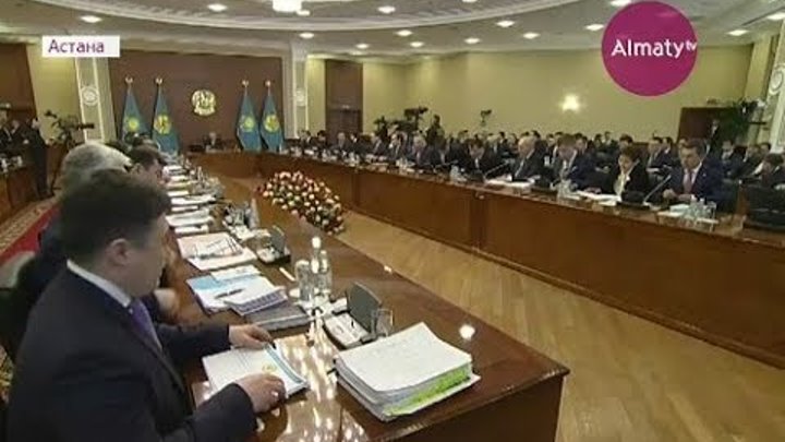 Нурсултан Назарбаев на расширенном заседании кабмина раскритиковал работу министров 09.02.18)