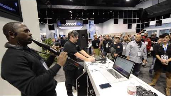 Mike Phillips Demonstrates the Akai Professional EWI 5000 at Winter NAMM 2014 Mike Phillips Demonstrates the Akai Professional EWI 5000 at Winter NAMM 2014