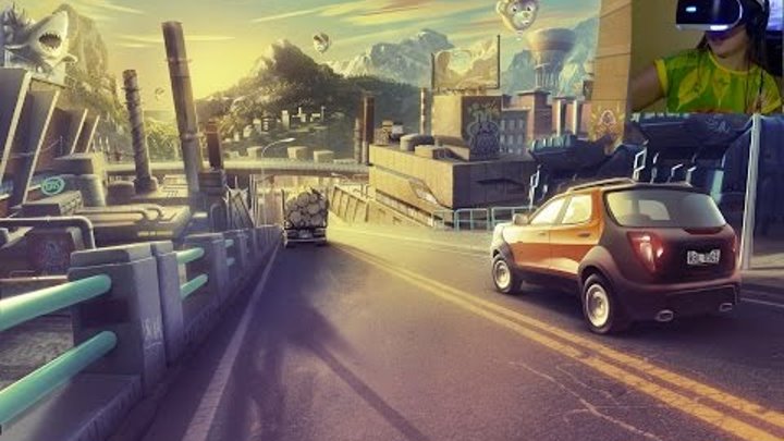 Лучшая игра для детей в виртуальной реальности. VR сани. Лучшая игра для детей в виртуальной реальности. VR сани.