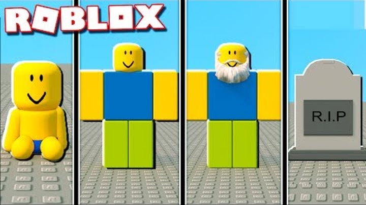 If Roblox Had A Realistic Life Span Be Born A Baby And Die Old -