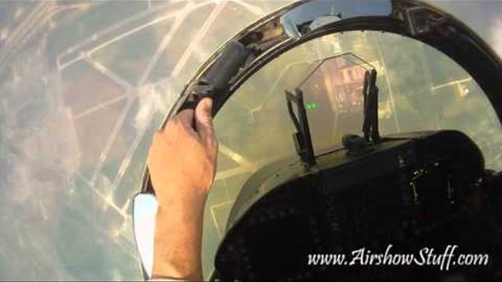 RideAlong! US Navy F/A-18C Hornet East Demo Team (Helmet Cam) - Thunder Over Michigan 2010