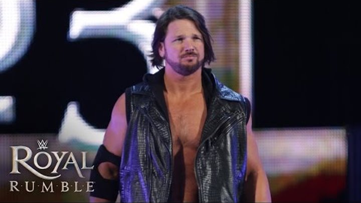 Unseen footage of AJ Styles’ Royal Rumble debut on WWE Network