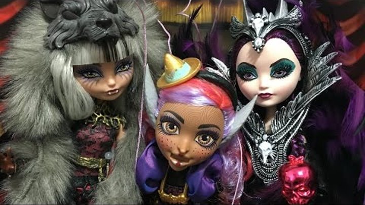 San Diego Comic Con 2016 Ever After High Cedar Wood Review & Cerise Wolf,Raven Queen Doll Comparison San Diego Comic Con 2016 Ever After High Cedar Wood Review & Cerise Wolf,Raven Queen Doll Comparison