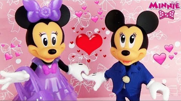 Минни Маус мечтает о свидании с Микки Маусом Мультик с игрушками для детей Minnie Mouse Disney play