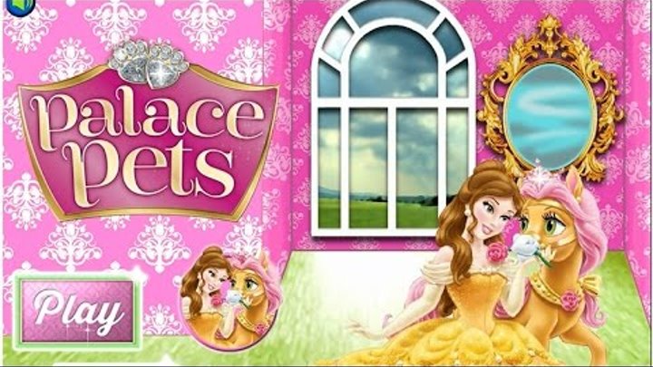 NEW Игры для детей—Disney Принцесса Бэль и ее маленький пони—Мультик Онлайн видео игры для девочек