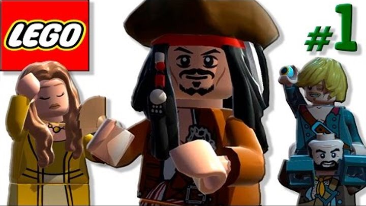 🐈 Прибытие Джека Воробья [1] ЛЕГО мультик игра Пираты Карибского моря
