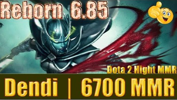 Dota 2 reborn 6 85 Na`Vi Dendi 6700 MMR Phantom Assassin Ranked Match Gameplay!