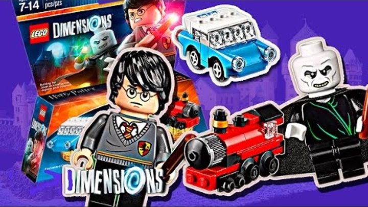 Lego Dimensions HARRY POTTER & Lord Voldemort Team Pack 71247 . Обзор LEGO 71247