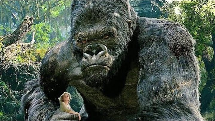 King Kong vs T-Rexes - Fight Scene - Movie CLIP [1080p 60 FPS HD]