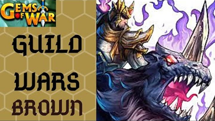 Brown guild wars team 2019 | Gems of war | 5-0 and near 9500 points no mythics bracket 2