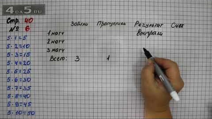 Страница 40 Задание 6 – Математика 3 класс Моро – Учебник Часть 1 Страница 40 Задание 6 – Математика 3 класс Моро – Учебник Часть 1