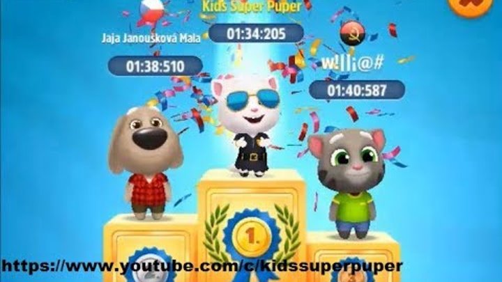 Talking Tom Gold Run Android Gameplay Racing AGENT ANGELA WINNER Full Screen Talking Tom Gold Run Android Gameplay Racing AGENT ANGELA WINNER Full Screen