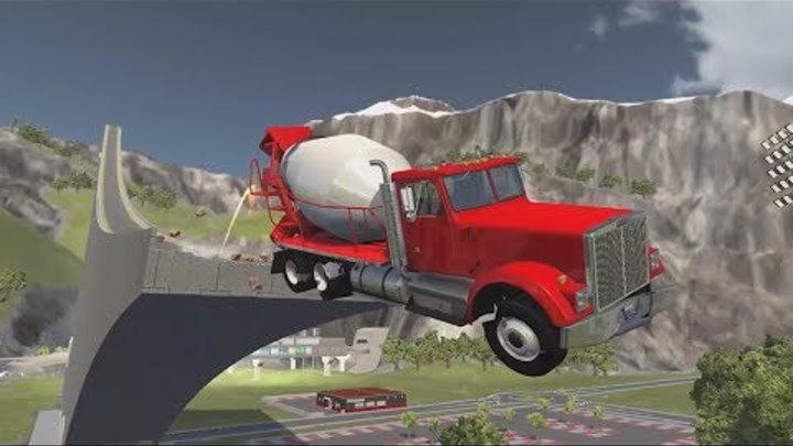 BeamNG.Drive Большая подборка аварий #7 Машины летят с горы и разбиваются BeamNG Drive BeamNG.Drive Большая подборка аварий #7 Машины летят с горы и разбиваются BeamNG Drive