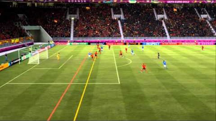 FIFA 12 (UEFA Euro 2012): 10.06 - Симуляция матча "Испания - Италия"