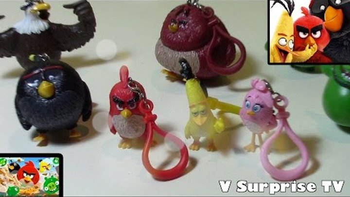 Angry Birds from 3d Movie 2016 FULL Keychain collection Europe | ITALY | toys to collect Angry Birds from 3d Movie 2016 FULL Keychain collection Europe | ITALY | toys to collect