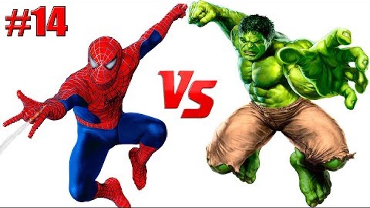 ЧЕЛОВЕК ПАУК ПРОТИВ ХАЛКА - Ultimate Epic Battle Simulator МОДЫ spider man vs hulk Игры Пк 14 серия
