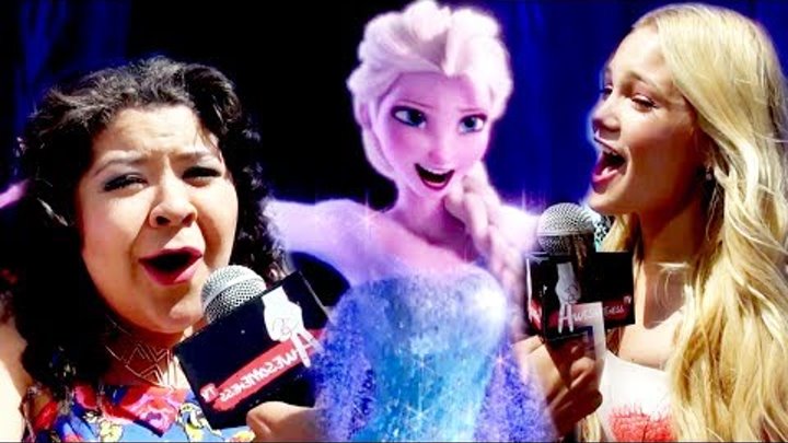 Disney Stars sing LET IT GO at Radio Disney Music Awards 2014