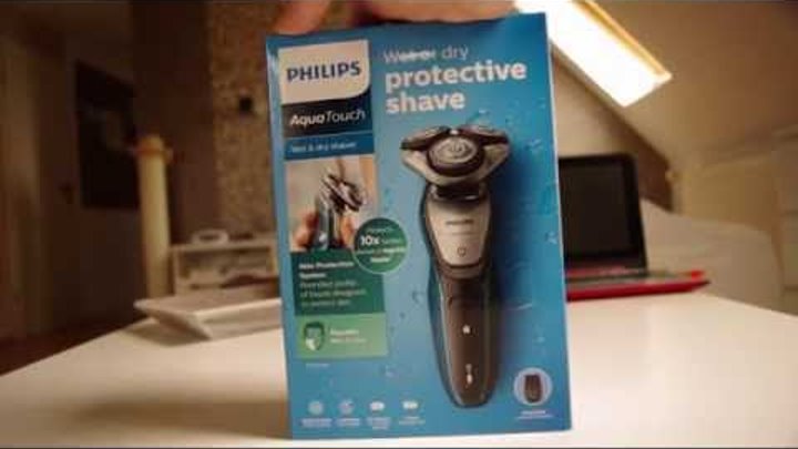 Mario testet: Philips S5420/06 AquaTouch, Series 5000 Nass und Trockenrasierer, unboxing, Review Mario testet: Philips S5420/06 AquaTouch, Series 5000 Nass und Trockenrasierer, unboxing, Review