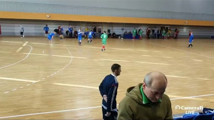 Турнир по мини-футболу среди ветеранов полуфинал( Гомель - Атлант 1)