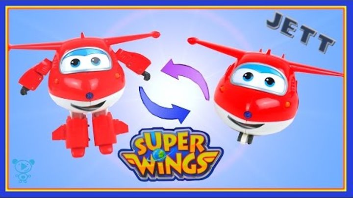 Super Wings Toys Video for children - Super Wings Jett toy review - jet plane toys for kids video