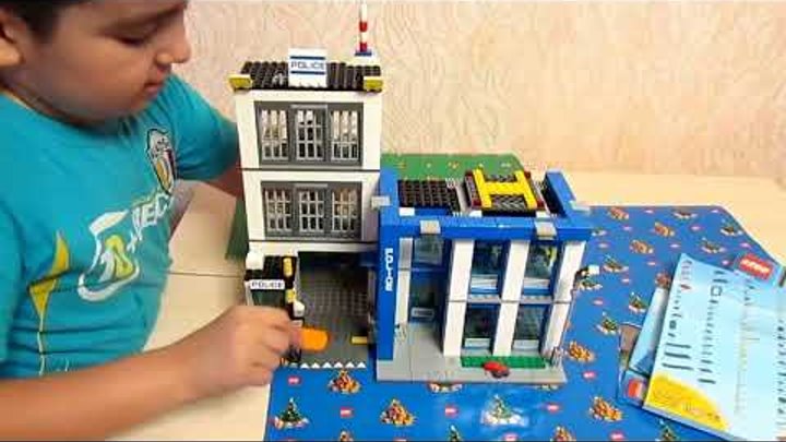 Видеобзор LEGO CITY 60047 полицейский участок- Кинзя Галикиев