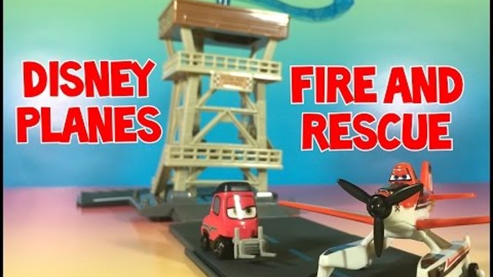 DISNEY PLANES Fire and Rescue | Control Tower Playset | Open Box Adventure HD