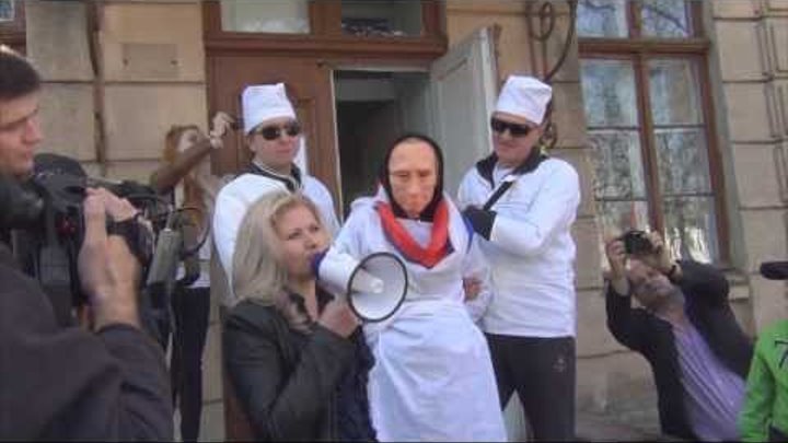 Одесситы отправили Путина в психушку