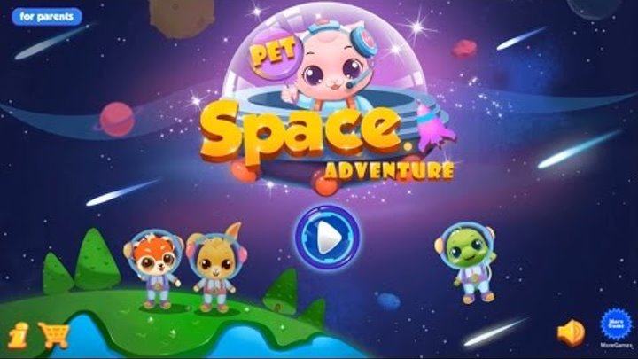 Pet Space Adventure - Космическое Приключение Лучшее Детское приложение на Андройд Pet Space Adventure - Космическое Приключение Лучшее Детское приложение на Андройд