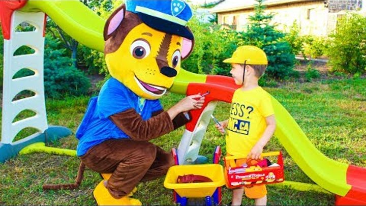 Щенячий патруль КРЕПЫШ Горка SMOBY Игрушки Щенячий патруль на детской площадке Видео для детей Щенячий патруль КРЕПЫШ Горка SMOBY Игрушки Щенячий патруль на детской площадке Видео для детей