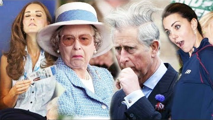 Забавные снимки королевской семьи - Кейт Миддлтон, Елизавета 2, принц Гарри и др