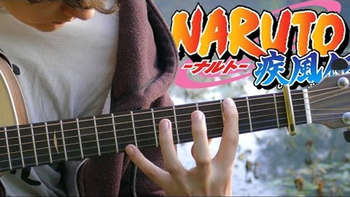Naruto Shippuden Opening 18 'LINE' [Fingerstyle Guitar Cover by Eddie van der Meer] ナルト- 疾風伝