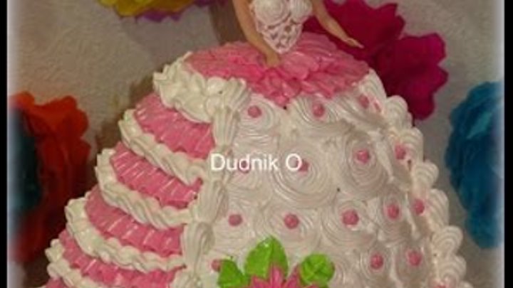 КУКЛА БАРБИ ТОРТ Кремовые торты Barbie Doll Cake Cream cake