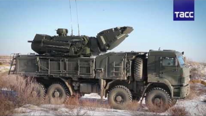 Новейшие комплексы ПВО "Панцирь-С1" прибыли в Западную Сибирь