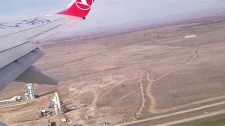 Takeoff from Bishkek, Kyrgyzstan Takeoff from Bishkek, Kyrgyzstan