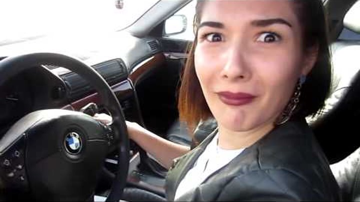 Девушка за рулём БУМЕРА BMW e38! ОСТОРОЖНО! Девушка за рулём БУМЕРА BMW e38! ОСТОРОЖНО!